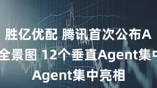 胜亿优配 腾讯首次公布AI应用全景图 12个垂直Agent集中亮相